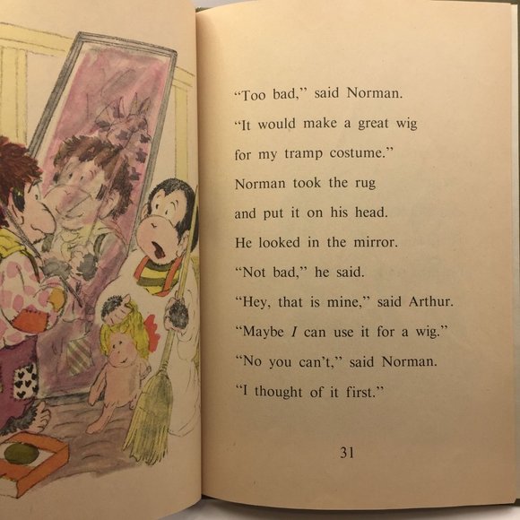 Vintage I Can Read Children's Beginning Hardback Book Arthur's Halloween Costume - Picture 5 of 9